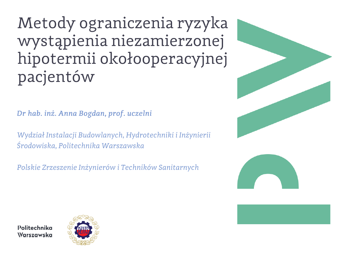 Zapraszamy do zapoznania się z prezentacją przedstawioną podczas III Konferencji Naukowo-Technicznej „Klimatyzacja w szpitalach”